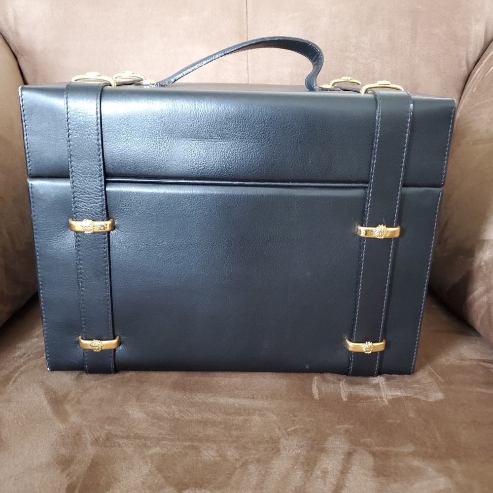 Authentic Rare Vintage Versace Train Case Toiletry - Picture 5 of 14